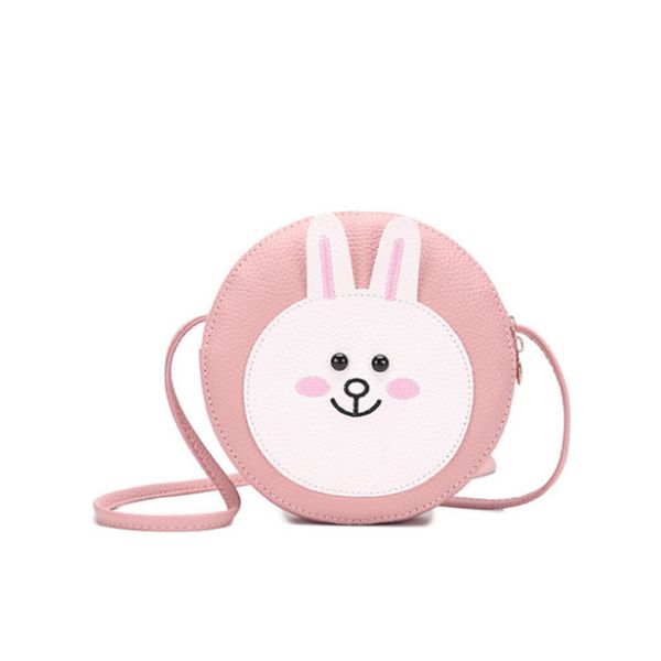 

cartoon women's phone bag fashion shoulder bags for women mini handbags white female bears purses round crossbody bags