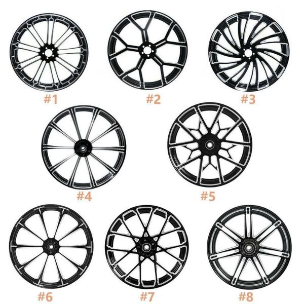 

motorcycle 26" x 3.5" front wheel rim hub single/dual disc for touring street electra glide road king 2008-2020 non abs