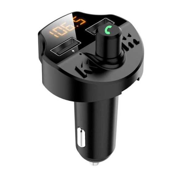 

T66 Авто Автомобильный Bluetooth FM-передатчик Manos Libres DC12V -24V 3.1A USB Зарядное устройство LED