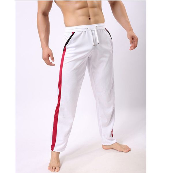 

new 2019 summer active loose thin drawstring harem pants soft breathable stretch exersice practice joggers long trousers men, Black