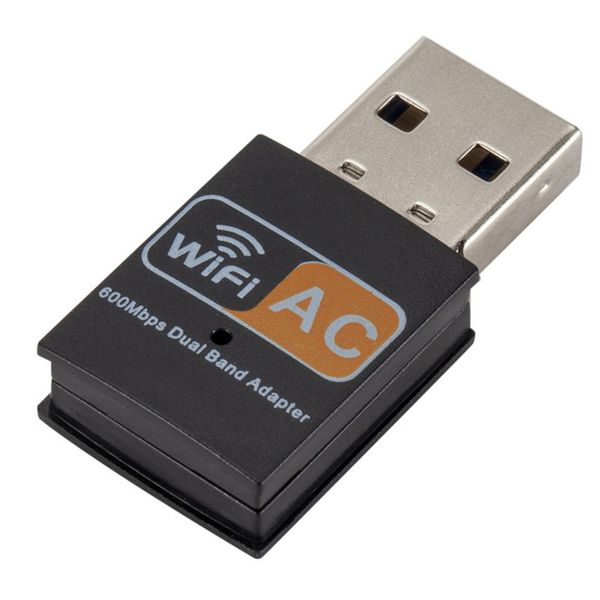 

usb adaptador сем fio wi-fi 600 мбит placa де rede wi-fi antena двухдиапазонный 2,4 ггц usb lan ethernet 5 receptor 802.11ac wi-fi