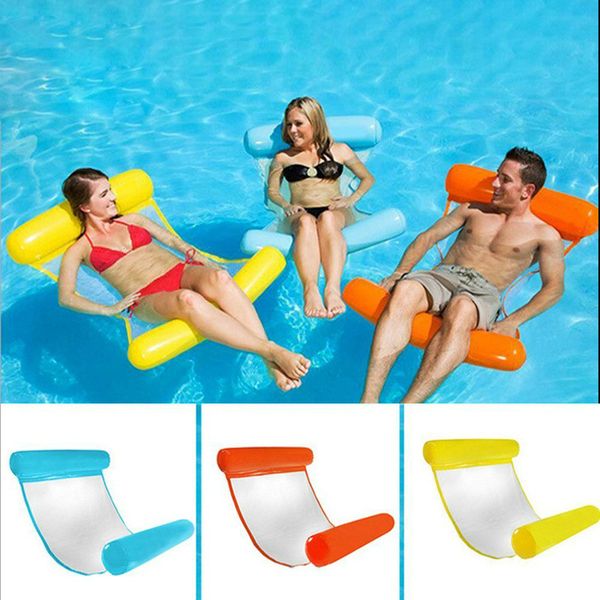 

internet celebrity explosions with net hammock folding double backrest floating row water recreation couch floating bed sofa