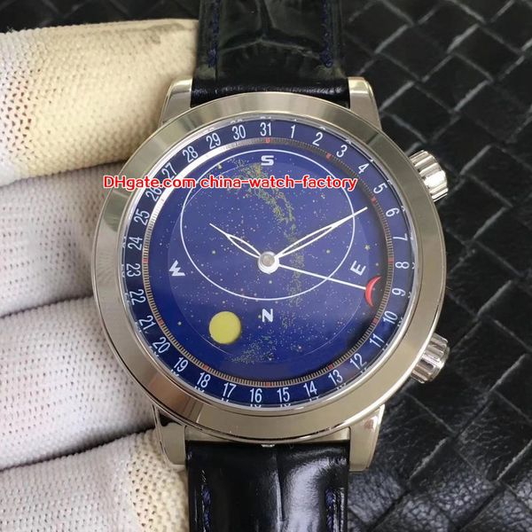 

items 44mm 6102p-001 6102 celestial n series leather bands cal.9015 240 lu cl c movement automatic mens watch watches, Slivery;brown