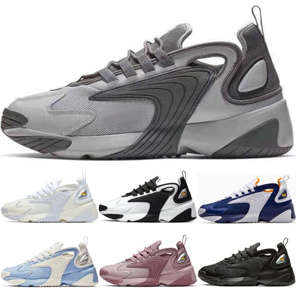 

Hot Sale Grey M2k Tekno Zoom 2K Men women Grey Running Shoes Creamy White Race Red Purple Triple Black blue Sports Trainers Sneakers