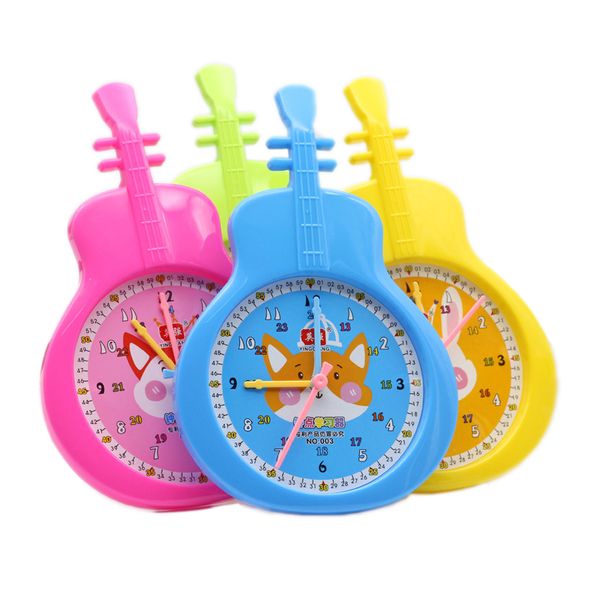 fashion kids music toys learn to tell time clock model teaching kids baby early learning intelligence toys gifts for children