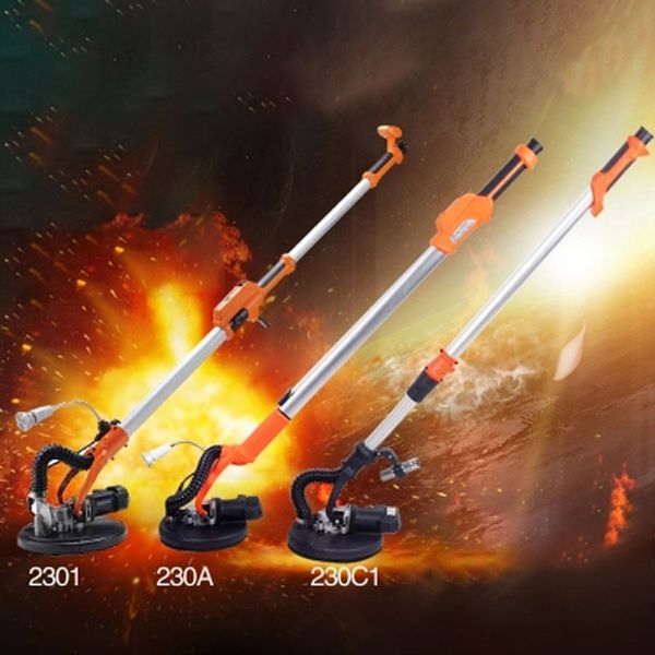 

230 dust-self-priming electric putty wall polishing machine polishing machine wall sandpaper long rod tools