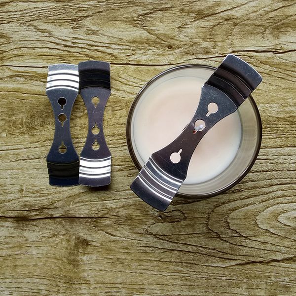 

handmade candle wick holder stainless steel scented candles wicks centering device three holes candles accessories