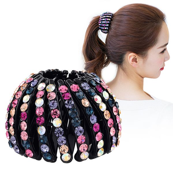 Bird Nest Plastic Hair Clip Pin Expanding Tail Hair Claws Bun