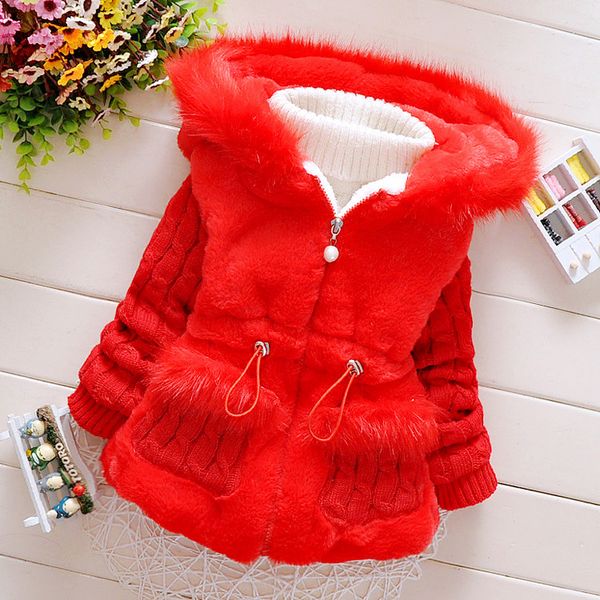 

hooded winter jacket girls coat cotton zipper winter coat girl, Blue;gray
