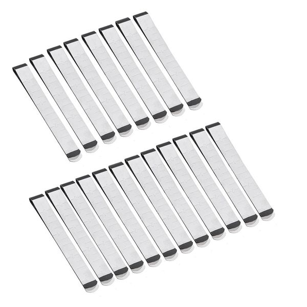 

botique-20 pieces hemming clips bulk 3 inches measurement ruler sewing clips for sewing pants,curtains and other project, Black