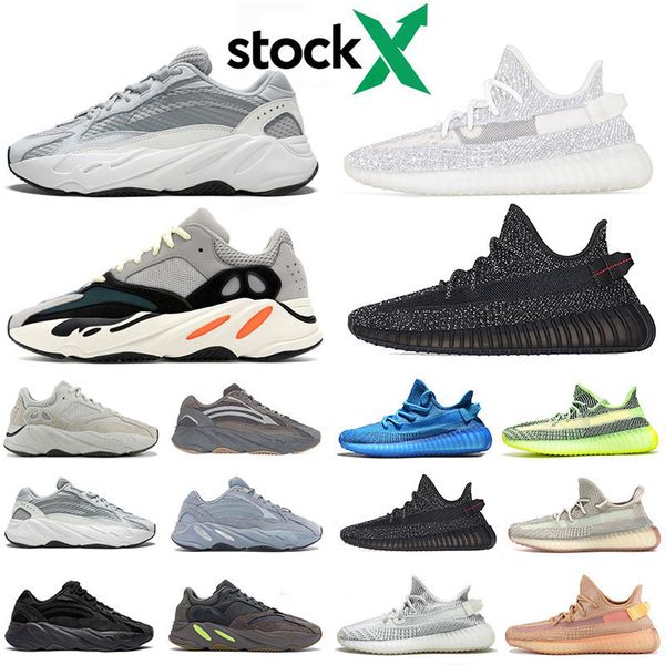 

700 men stock running shoes x women teal blue magnet mauve yecheil yeehu yeezreel gid black reflective geode trainers sneakers shoes