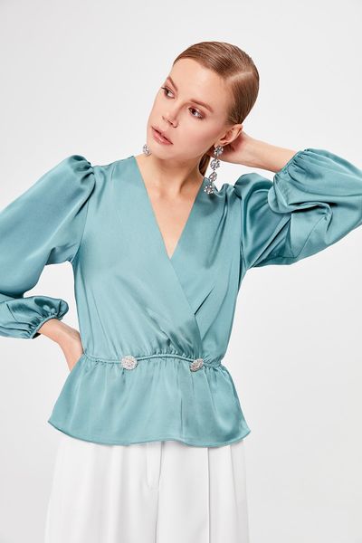 

trendyol аксессуар подробная bluz tprss20bz0402, White