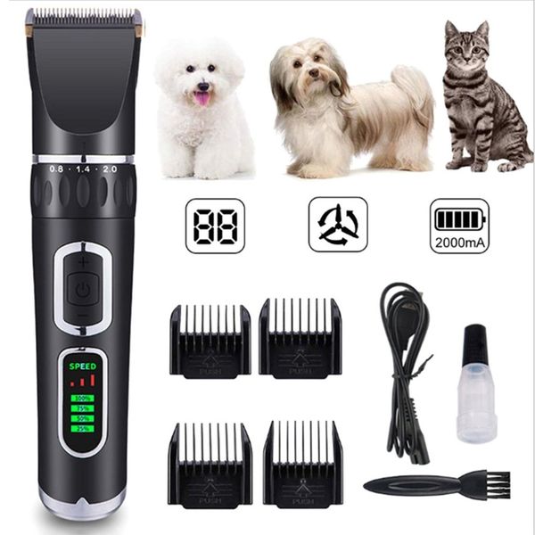 

pet clipper usb зарядка собака бритье электрического cat машинка для стрижки волос машинки для стрижки волос стрижки профессиональной моды с