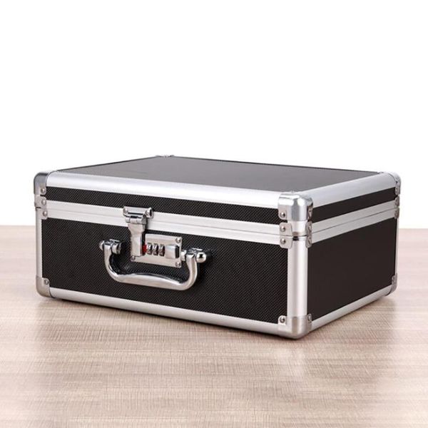 

aluminum tool holder box case flight briefcase with passwords / key locked, equipment cosmetic makeup manicure storage case