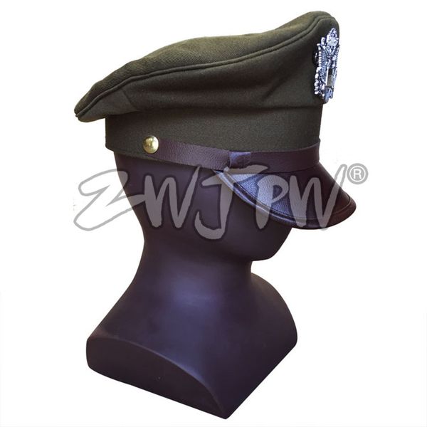

wwii ww2 us airr force aaf officer cap with hat silver color badge cn/401101, Black;white