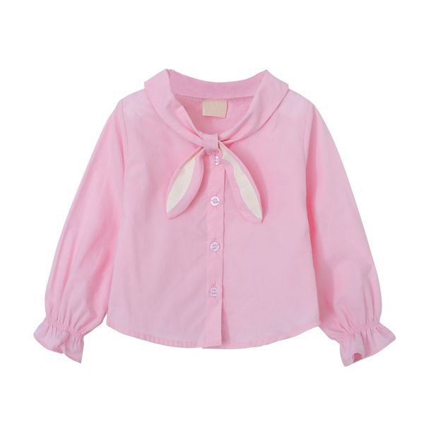 

сладкие детские блузы для девочек рубашки осень tops мода девушки длинные рукава школа оборками детская одежда подростковая блуза, White;black