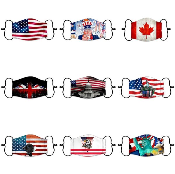 

дональд трамп дизайнер маска многоразовый хлопок маски мода для взрослых маска моющийся mouth маска на складе # 4221