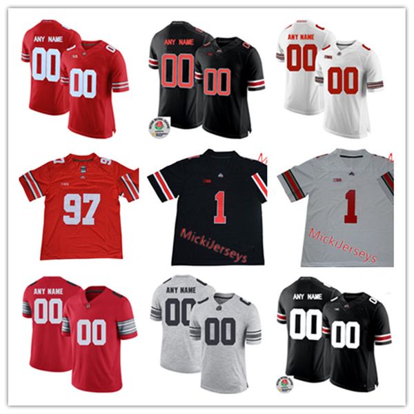 

Custom Ohio State Buckeyes Football Jersey Tommy Togiai Isaiah Prince Dre'mont Jones Kendall Sheffield Drue Chrisman Michael Thomas Jersey