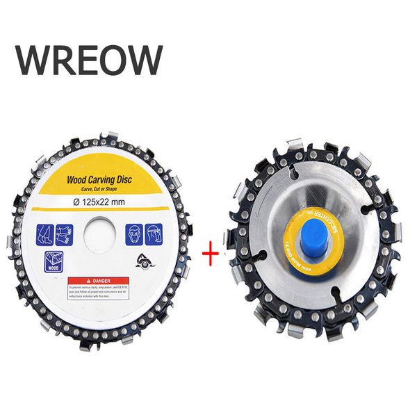

4/5in metal wood carving disk grinder chain woodworking saw blade cutting blade grinding wood slotted saw angle grinder
