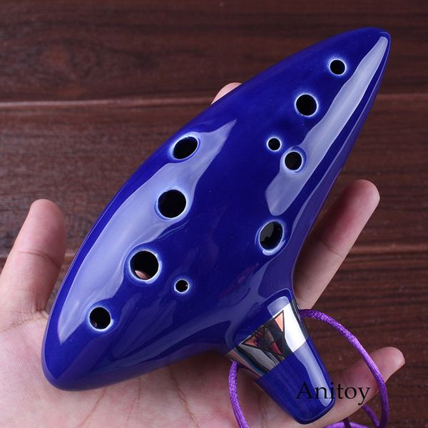 12 Hole Alto C Ocarina Finger Chart