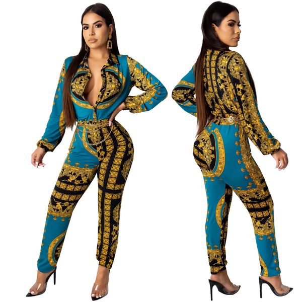 

women jumpsuit rompers high waist printed long sleeve fashion female casual bodycon playsuit overalls s-2xl, Black;white