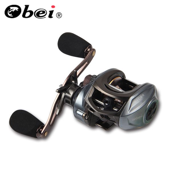 

obei new x1 crl plus dual brake system baitcasting reel 8kg max drag 11+1 bbs 6.3:1 high speed fishing reel