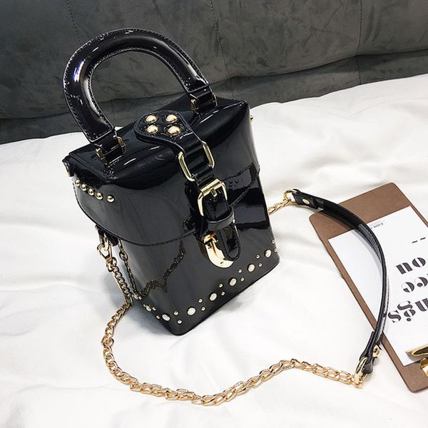 

персонализированные сумки женщина rivet посланника crossbody для женщин из кожи сумки слинга sac дамских руки плеча