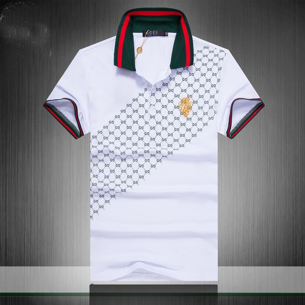 

2020 new mens summer polo embroidery mens polo shirts fashion shirt men women high street casual tees size -3xl, Gray