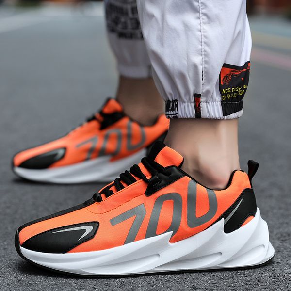 

men's sport casual training shoes fashion noctilucent cushion sneakers