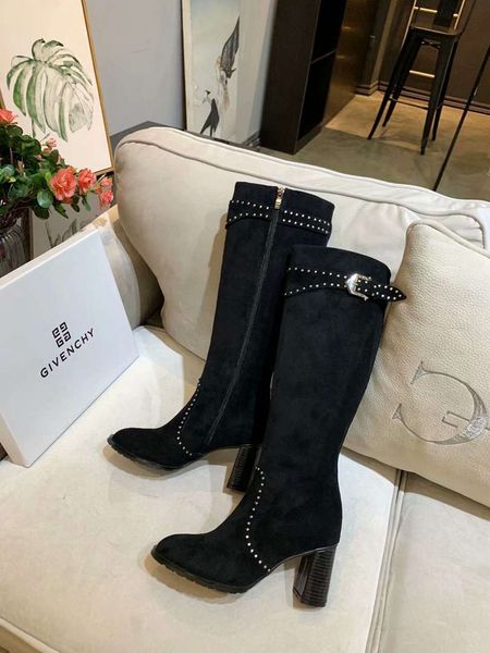 

Well 2019 brand fa hion luxury de igner women hoe fa hion luxury de igner women boot brand boot women winter boot dre hoe, Black