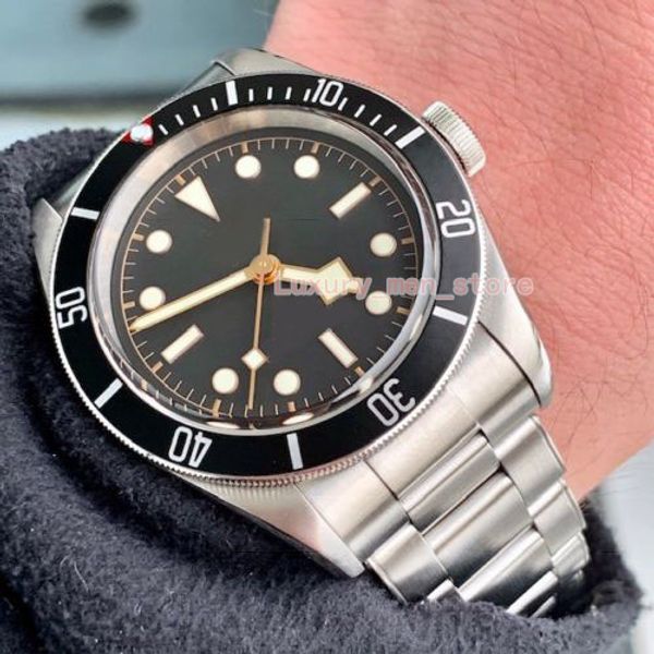 

Upgraded ver ion luxury men watch 41mm black bay 79230n teel automatic 41mm automatic eta 2813 movement men watche