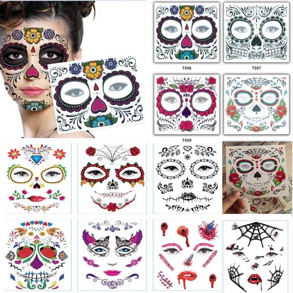 

disposable eyeshadow sticker magic eye beauty face waterproof temporary tattoo sticker for makeup stage halloween party supplies fa2035