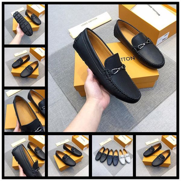 

newst brand loafers luxury party wedding shoes designer black patent leather suede with tassels spikes studded dress shoes for mens