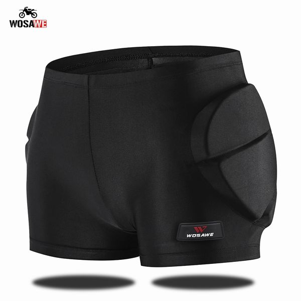 

wosawe motorcycle hip protector motocross shorts moto armor pants skiing skating riding racing protective hip padded protection