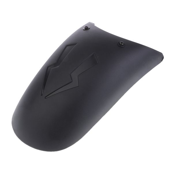

universal motorcycle motorbike front shield mudguard extender - black