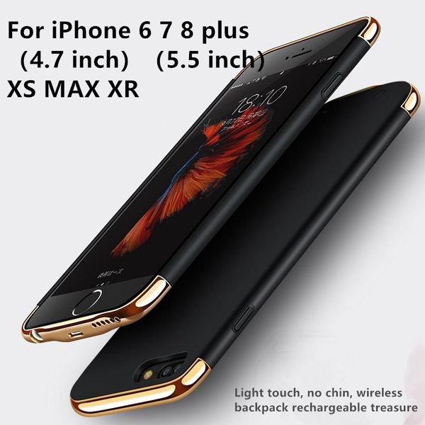

External battery ca e power charger charging cover for iphone8 7 6 6 6 6 7 8plu iphone x x x max xr mobile hell charging backpack