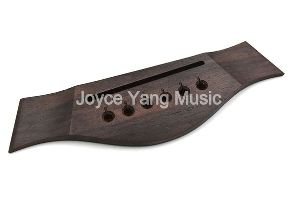 

niko rosewood acoustic guitar bridge for 6 string holes 41'' acoustic guitar luthiers #2