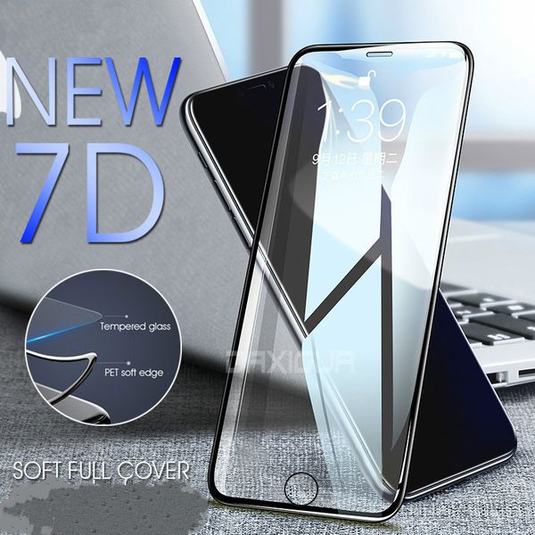 

7d full cover screen protector glass for iphone 6 6s 7 8 plus tempered glass on the for iphone 6 6s 7 8 protective film glass