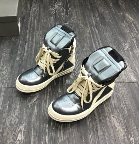 

ss toe and replaced as original tpu sole high genuine leather sneaker trainer rick boots outdoor shoes