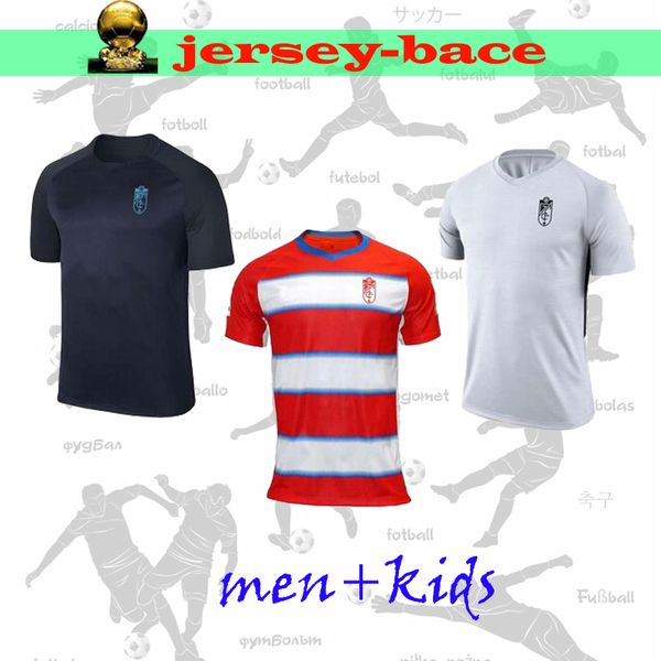 

new 19 20 granada soccer jersey soldado home away 3rd vadillo quini herrera antonio puertas kids men football shirt, Black;yellow