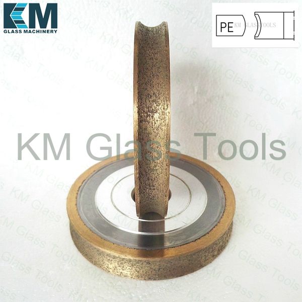 

km 80x22xpe3/4/5/6/8/10/12/15/19mm pencil edge peripheral daimond wheels,for glass grinding machine