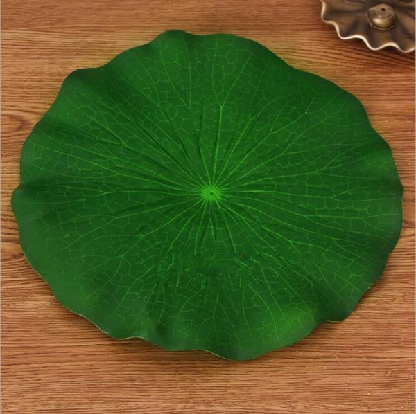 

10pcs large artificial water lotus leaves for hawaii luau pool party decoration water tank plant aquarium decor fake plants leaf