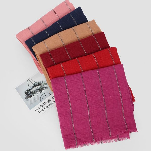 

New 185*90cm women's scarves,Long spring wrap for warmth,Simple striped scarf,Professional scarf wholesale free shipping
