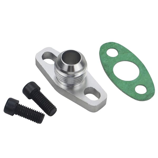 

an10 billet oil drain return flange adapter for gt20 gt25 gt28 gt30 turbocharger