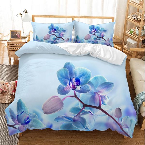 

yimeis bedding flower duvet cover set comfortable  size bed sheets set be45017