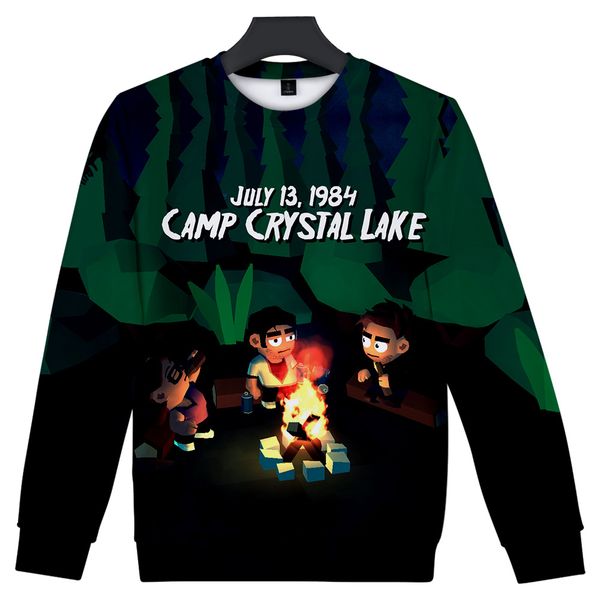 

пятница 13-3d printed kpop o-образный вырез толстовка женщины / мужчина мода с длинным рукавом толстовка горячей продажи повседневной одежды, Black