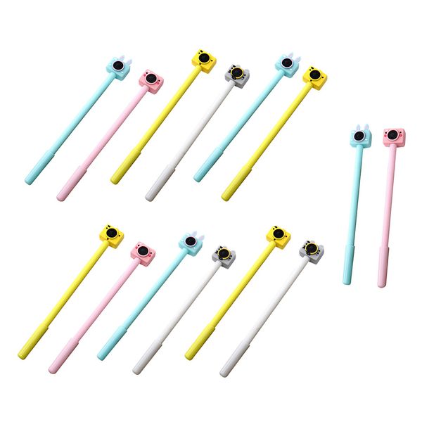 

cute cartoon gel pen student creative pen kids, Blue;orange