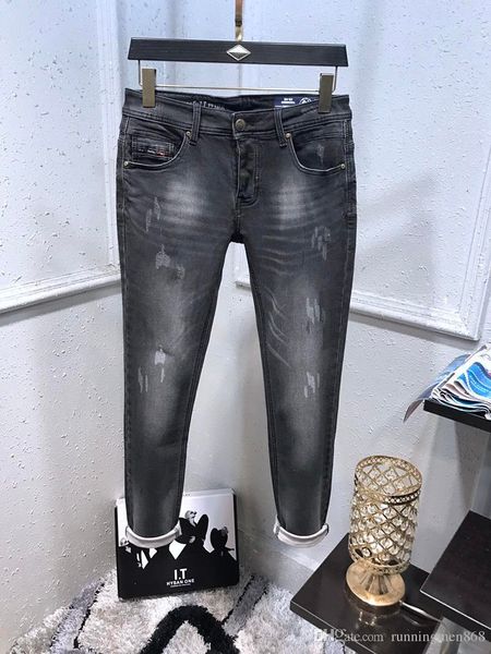 

diesel jeans designer mens jeans college biker leisure fit slim casual solid classic straight denim mens designer jeans size 29-40, Blue