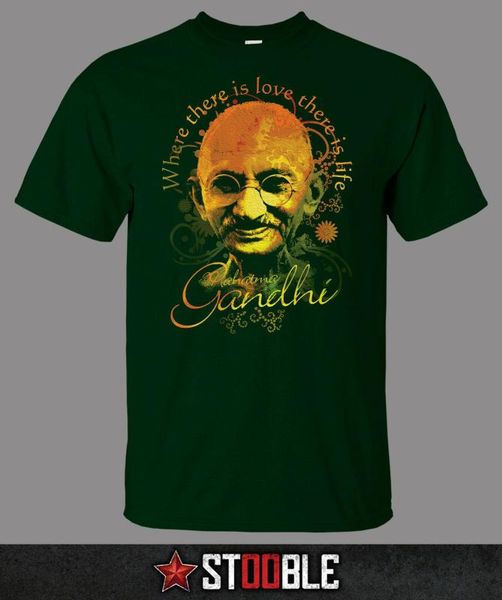 

mahatma gandhi t-shirt - direct from stockist(2, White;black