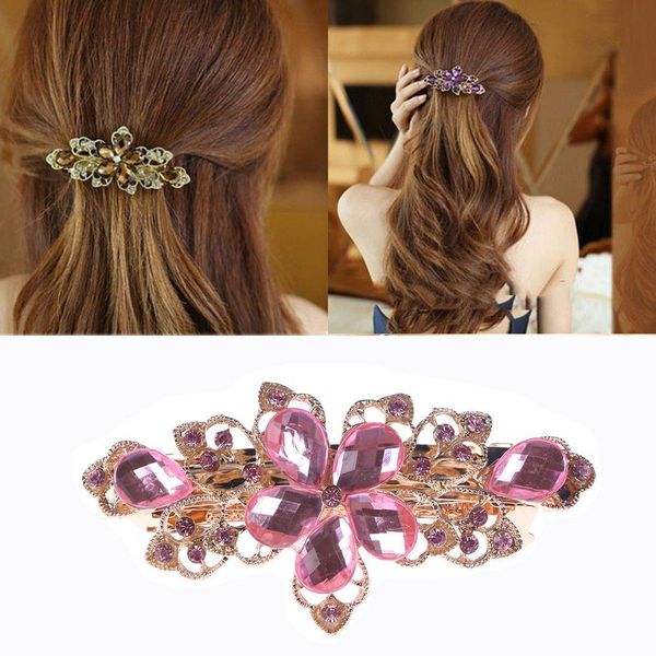 Women/'s Metal Hair Clips Claws Jewellery Hair Styling Clip Accessories LC